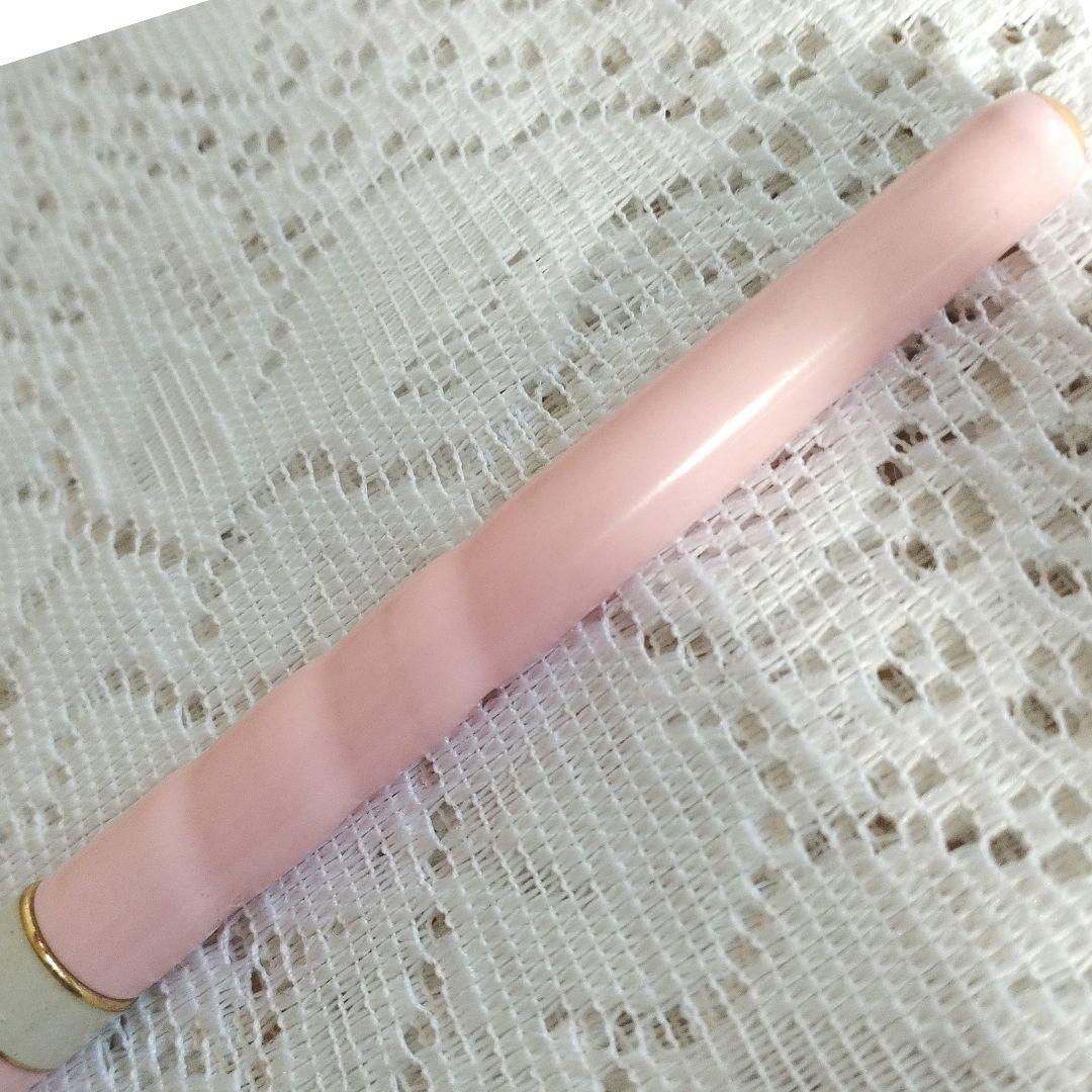 Courrèges Fountain Pen Pink Retro Showa Used Thin Stains | Suadpens