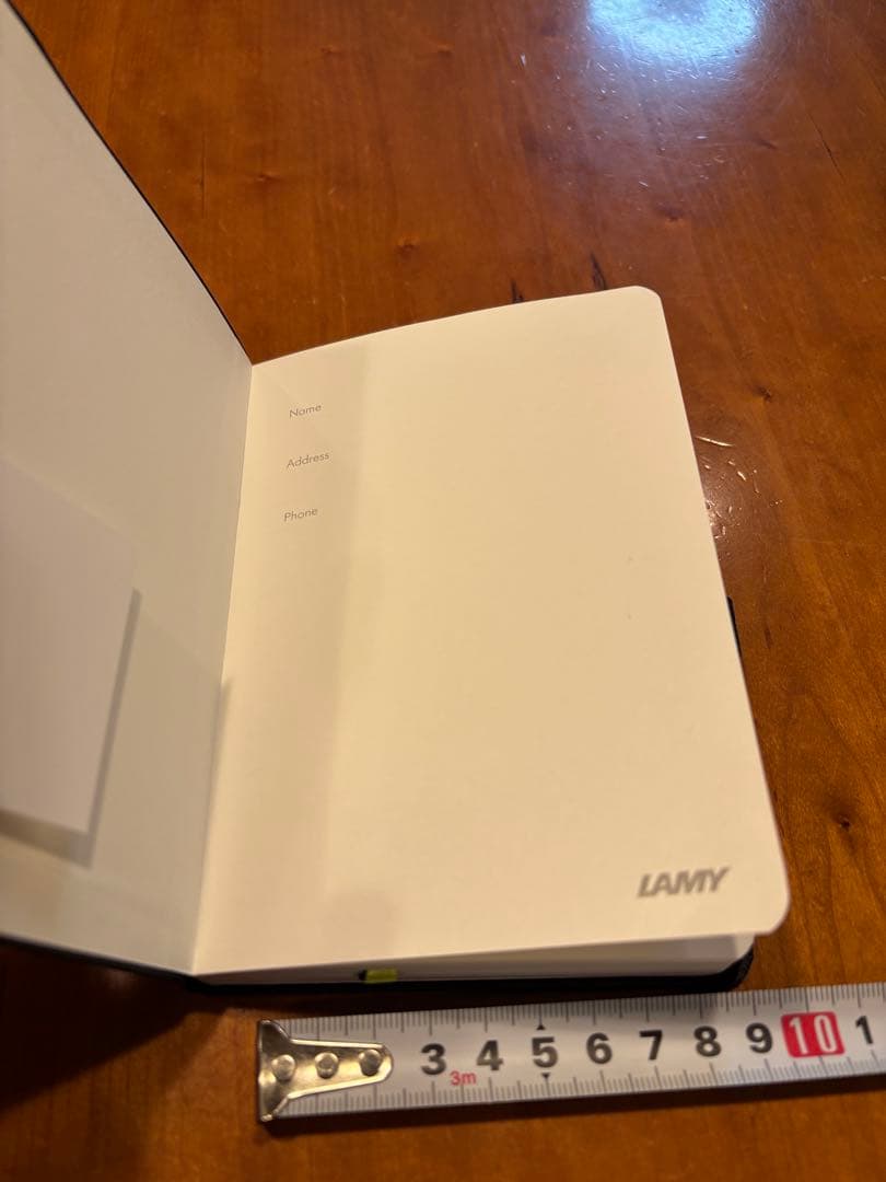 LAMY A5 Notebook Paper Soft Cover Black "Auf geht's" Logo Used | Suadpens