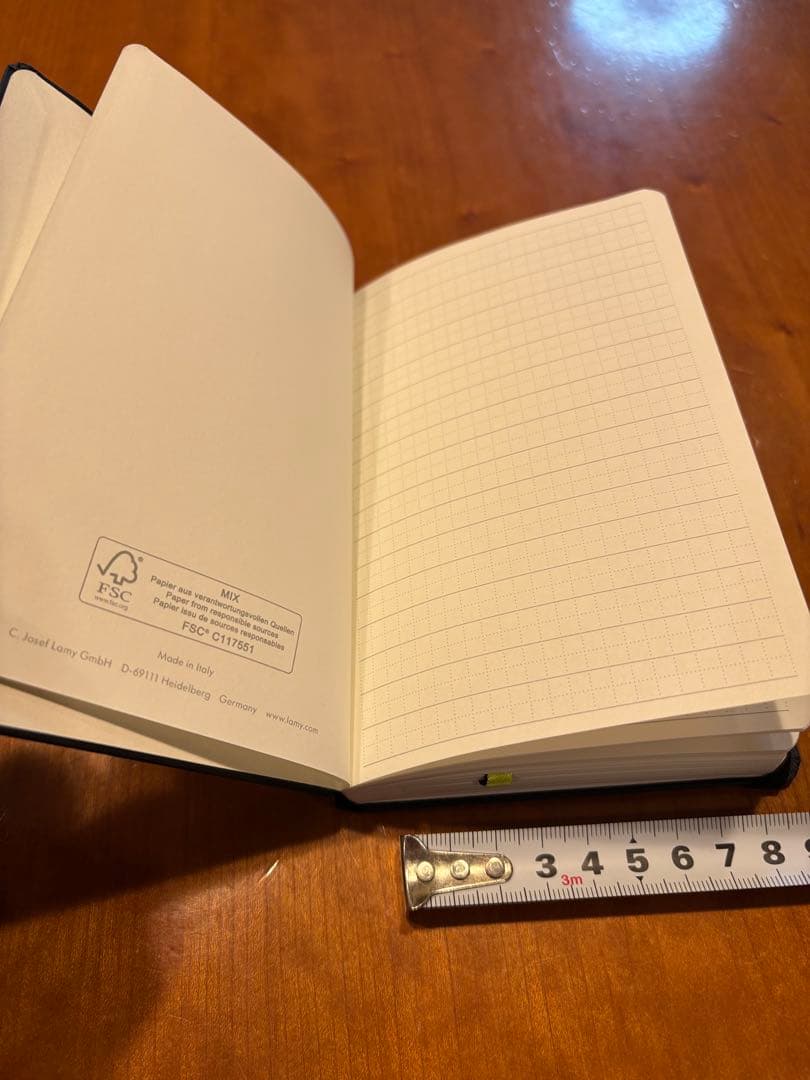 LAMY A5 Notebook Paper Soft Cover Black "Auf geht's" Logo Used | Suadpens