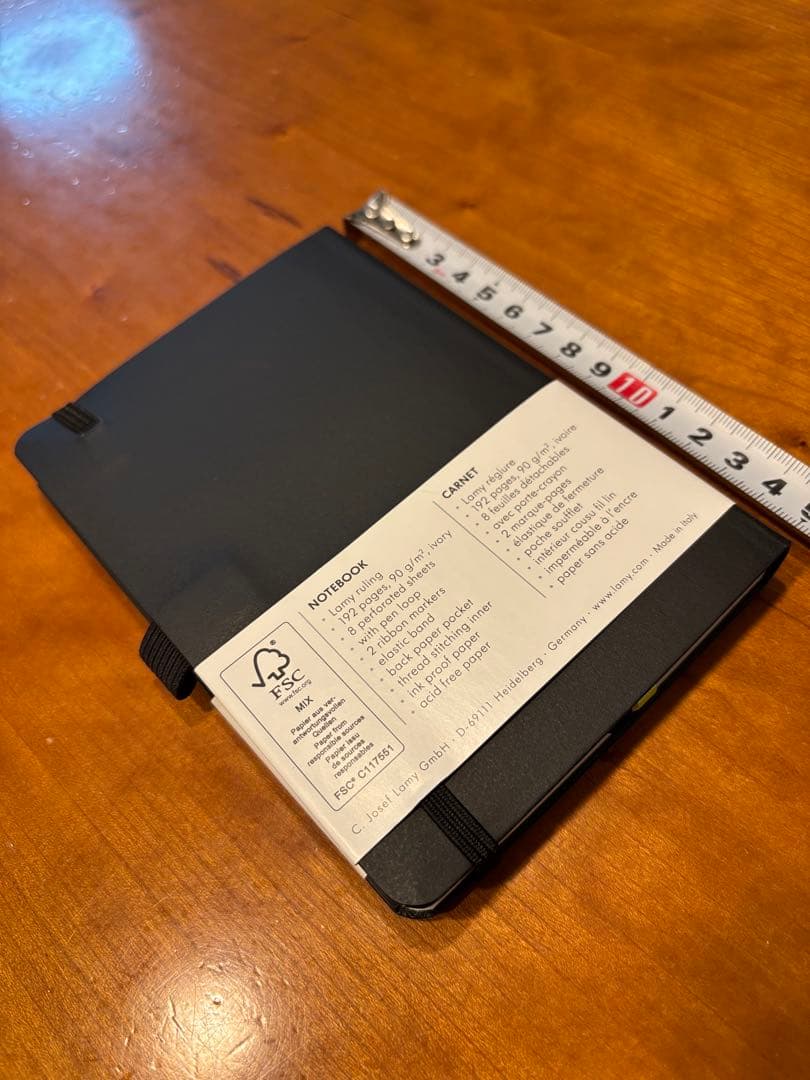 LAMY A5 Notebook Paper Soft Cover Black "Auf geht's" Logo Used | Suadpens