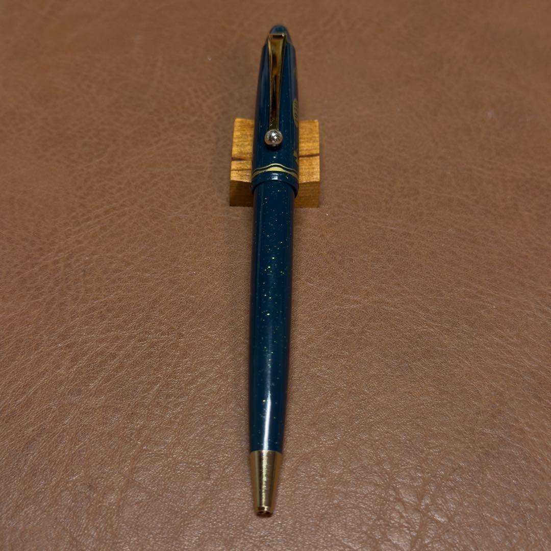 Sanrio Showa Retro Vaudeville Duo Ballpoint Pen Eddie & Emmy Dark Green 0.7mm Used | Suadpens