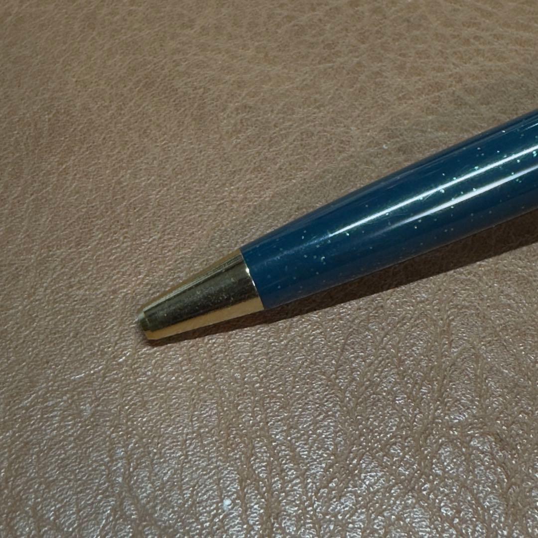 Sanrio Showa Retro Vaudeville Duo Ballpoint Pen Eddie & Emmy Dark Green 0.7mm Used | Suadpens