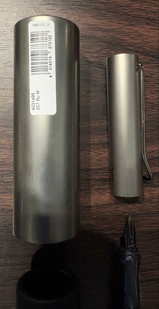 Kyosuke Himuro 30th Lux Limited LAMY Fountain Pen Metal Silver Box Included Used | Suadpens