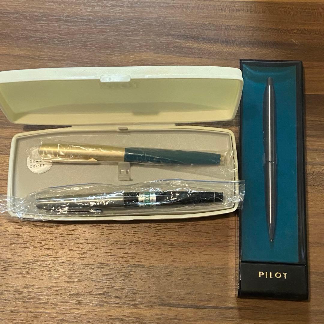 Pilot Retro Fountain Pen & Mechanical Pencil Set Unused 3 pcs | Suadpens