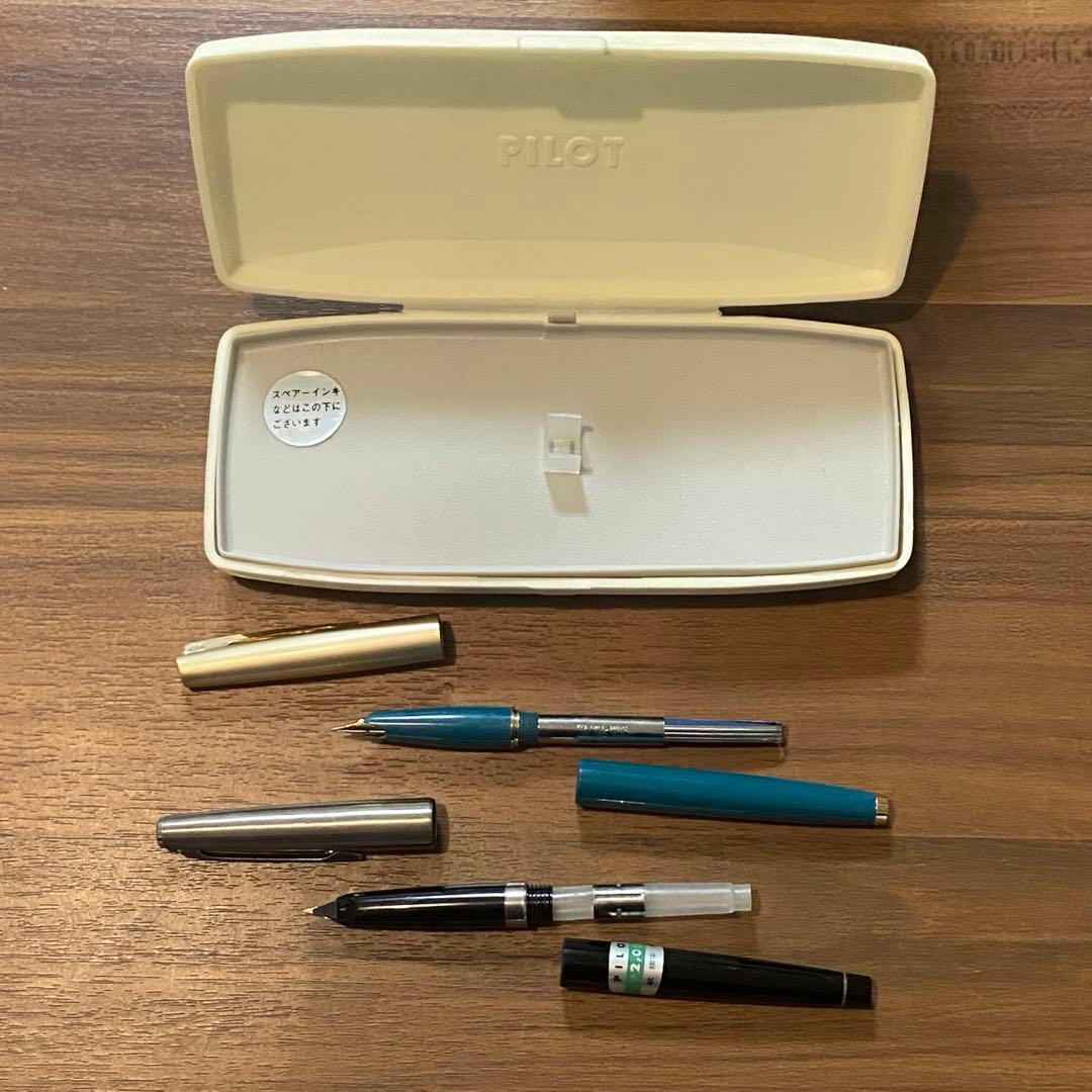 Pilot Retro Fountain Pen & Mechanical Pencil Set Unused 3 pcs | Suadpens