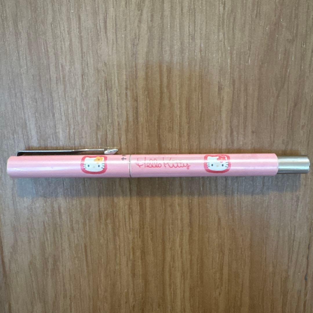 Parker Hello Kitty Pen Ballpoint Flower Design Made in Japan Used 97' Retro | Suadpens