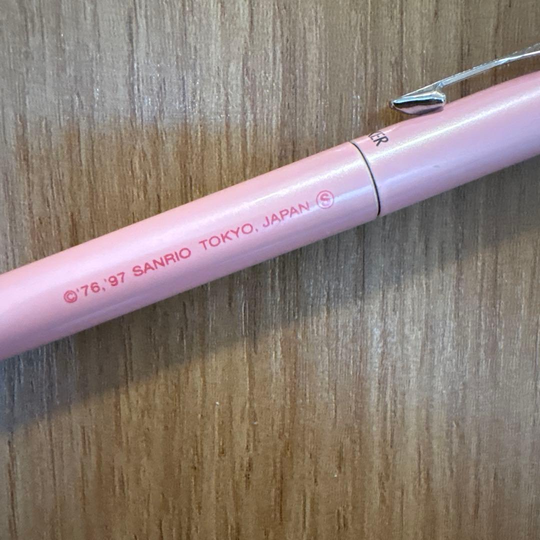Parker Hello Kitty Pen Ballpoint Flower Design Made in Japan Used 97' Retro | Suadpens