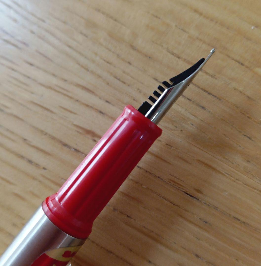 Sailor Fountain Pen F-8 712 Mini Slim Red Silver Nib 11.3cm New | Suadpens