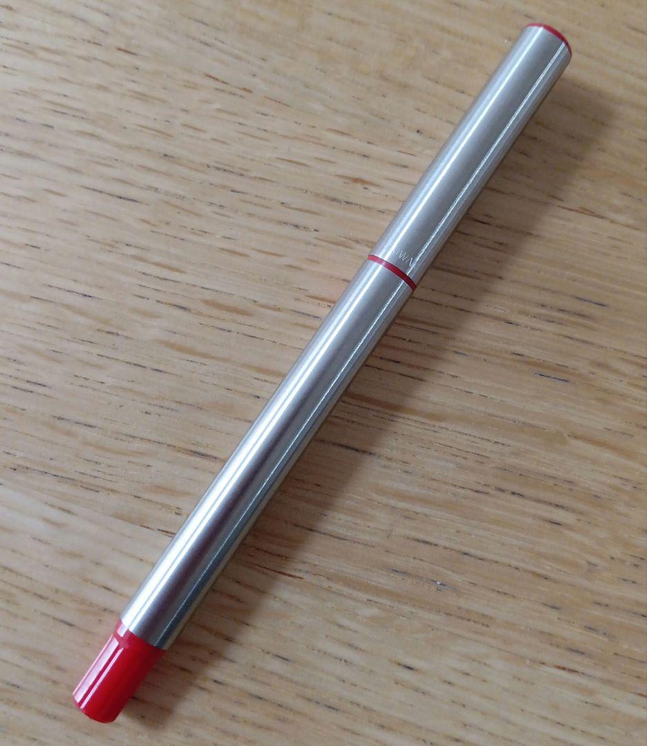Sailor Fountain Pen F-8 712 Mini Slim Red Silver Nib 11.3cm New | Suadpens