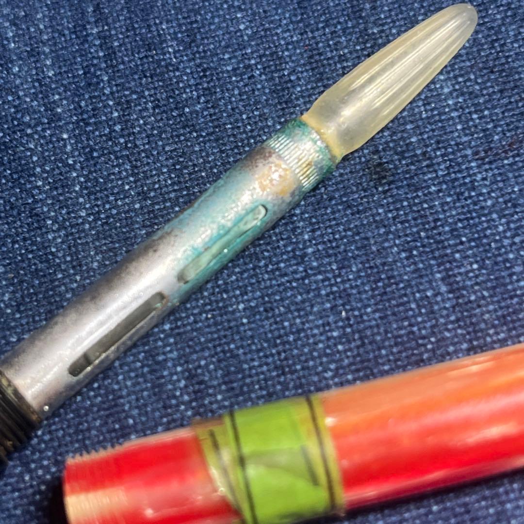 Morison Vintage Red Celluloid Fountain Pen, Unused, Convertible, Collectible | Suadpens