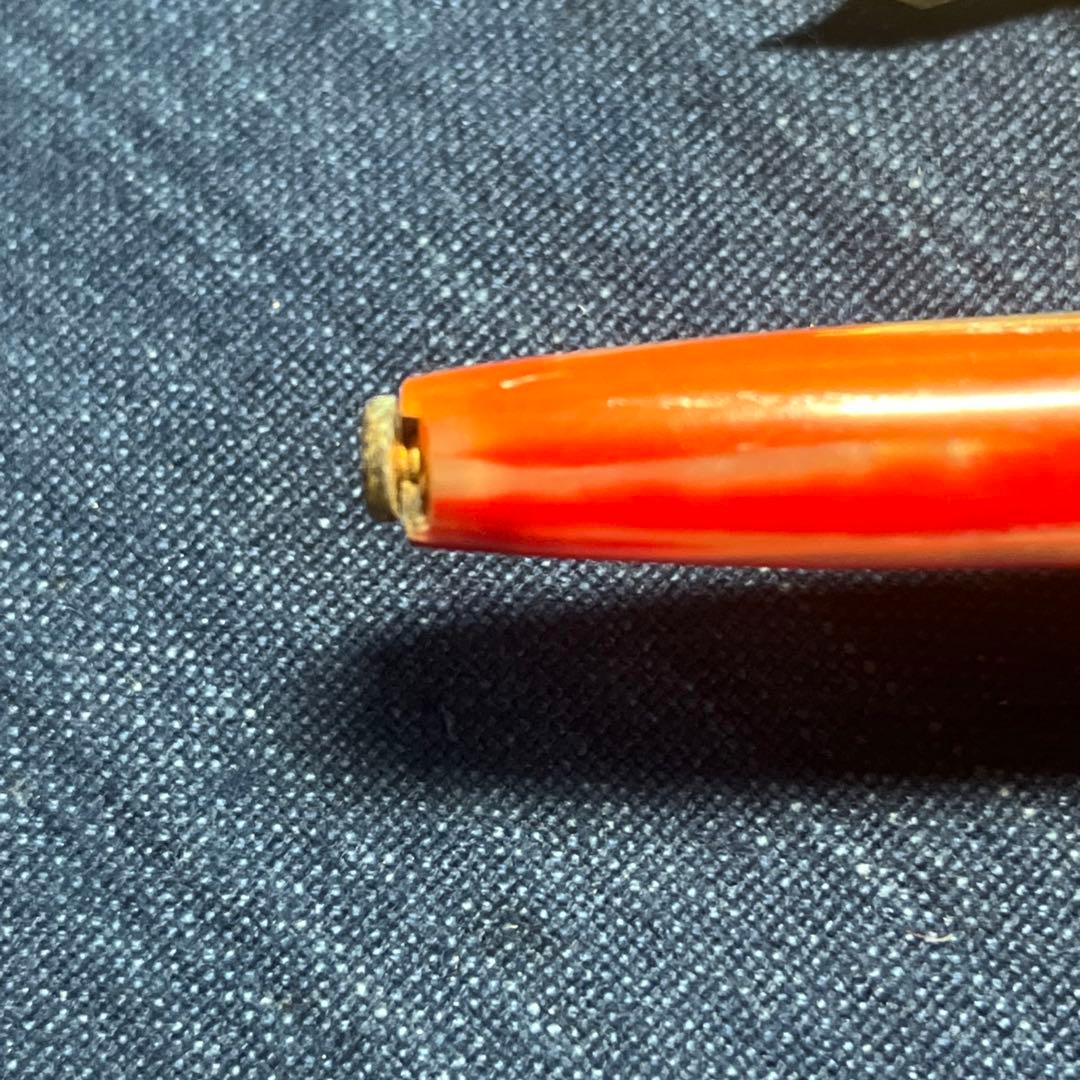 Morison Vintage Red Celluloid Fountain Pen, Unused, Convertible, Collectible | Suadpens