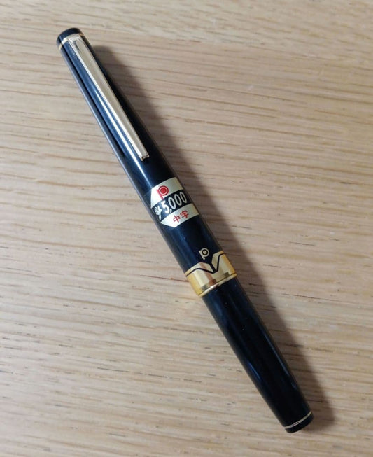 Platinum Double-Sided 14K Nib Fountain Pen Black Medium New Rare | Suadpens