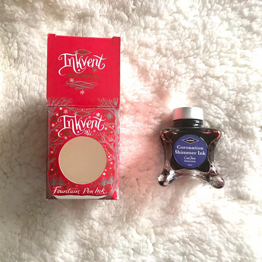 Diamine Coronation Shimmer Ink 50ml Limited Edition Glitter Ink Used Condition | Suadpens