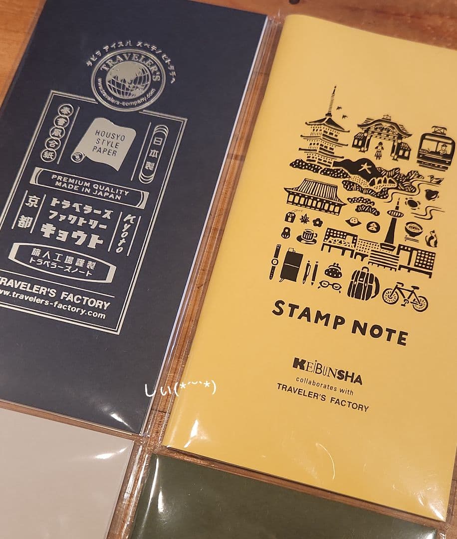 Traveler's Factory Kyoto Limited Refill Set of 4 Traveler's Notebook Inserts | Suadpens
