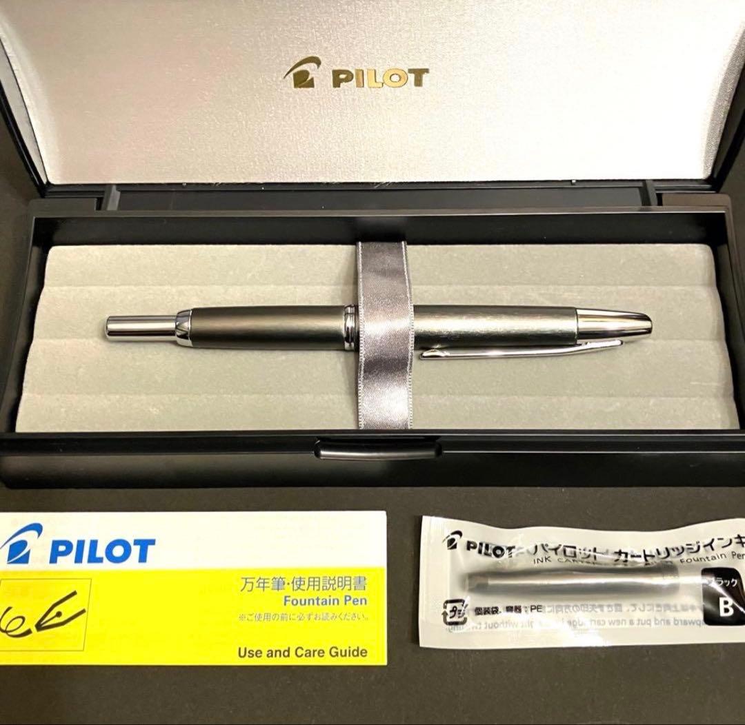 Pilot Capless Decimo Fountain Pen 20 Colors Dark Gray M-Size Limited Used | Suadpens