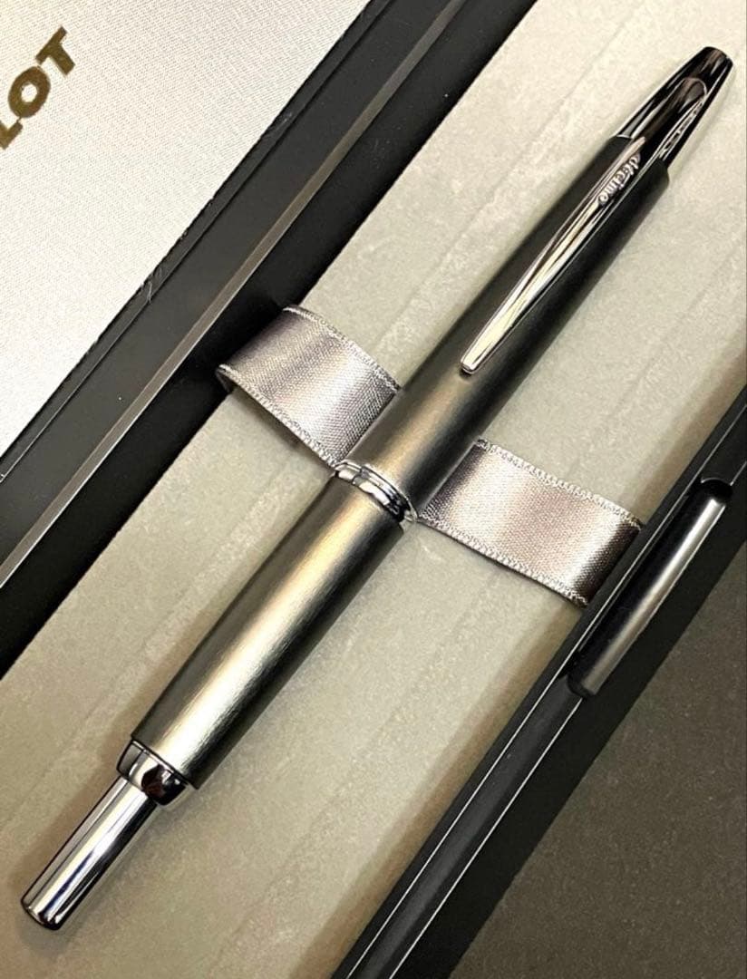Pilot Capless Decimo Fountain Pen 20 Colors Dark Gray M-Size Limited Used | Suadpens