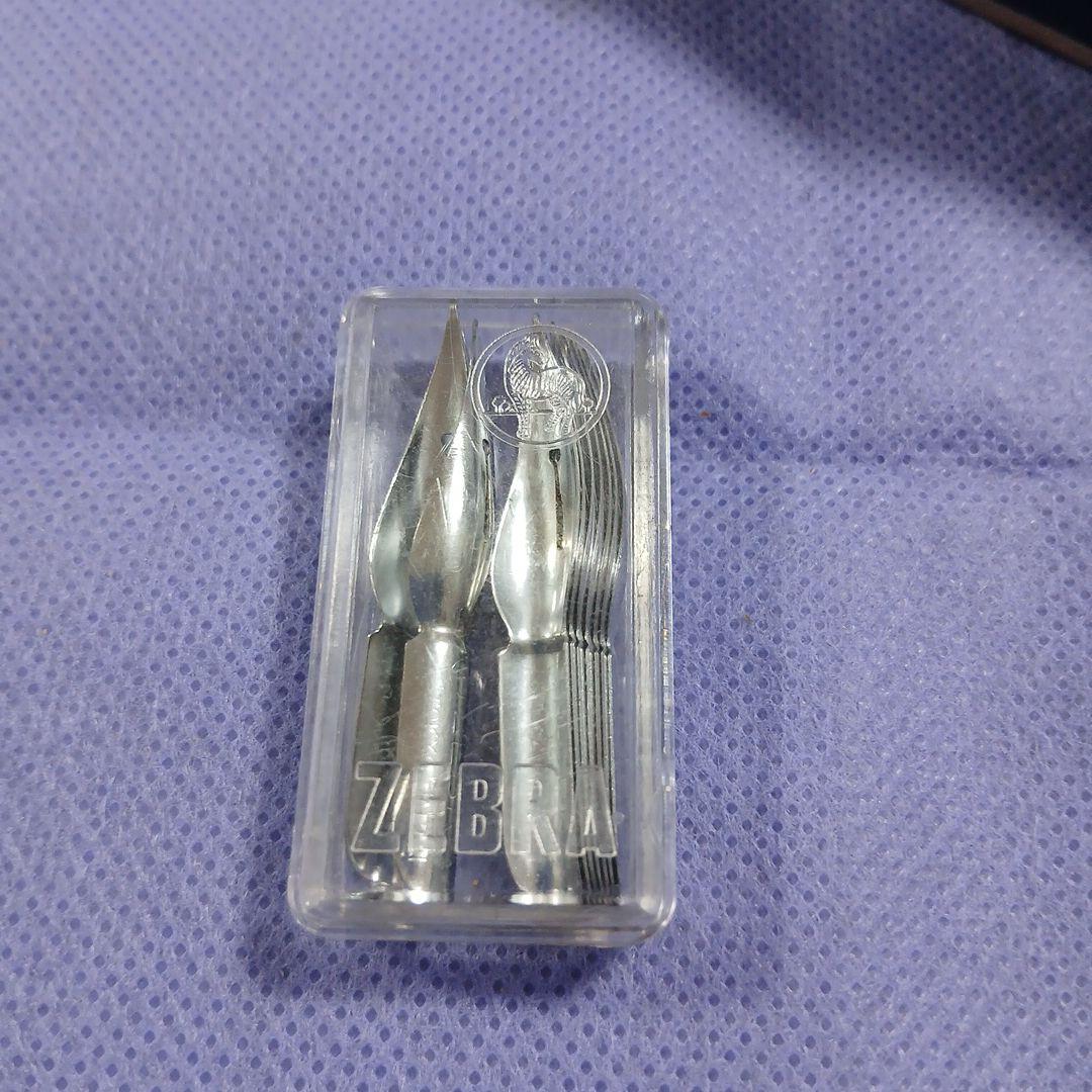 Zebra Tama Pen Replacement Nibs 10 Sets Dead Stock Chrome Used Condition | Suadpens