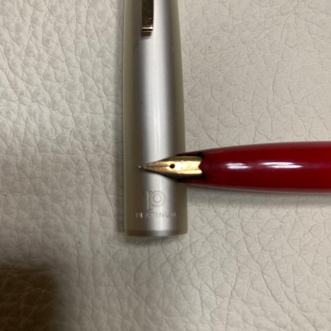 Platinum 14K Fine Point Fountain Pen 4.6" Short W/ 10 Cartridges Used | Suadpens