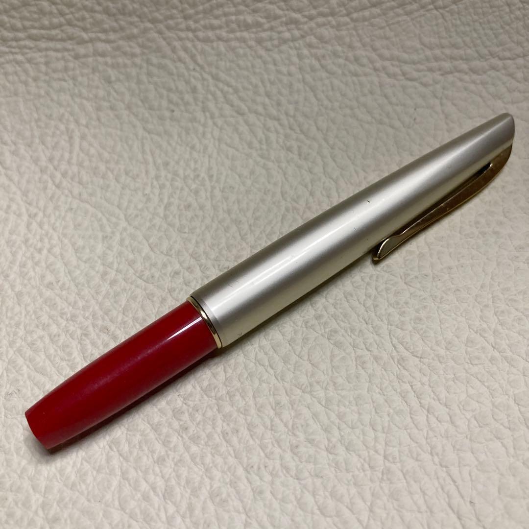 Platinum 14K Fine Point Fountain Pen 4.6" Short W/ 10 Cartridges Used | Suadpens