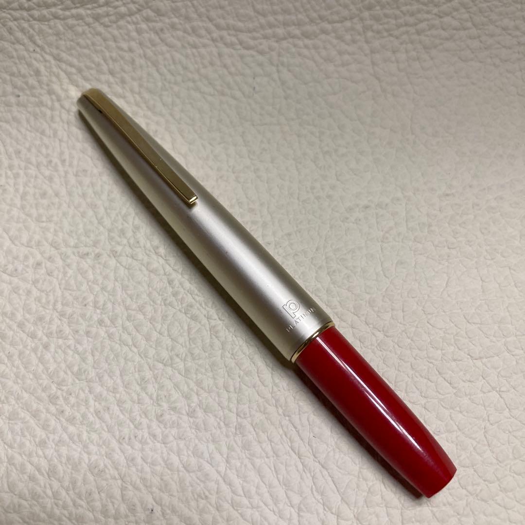 Platinum 14K Fine Point Fountain Pen 4.6" Short W/ 10 Cartridges Used | Suadpens