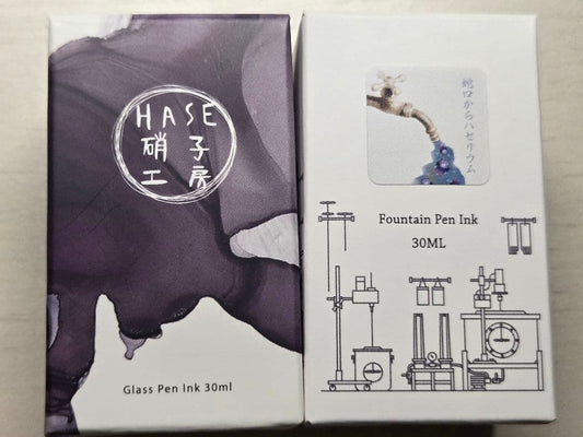 HASE Glass Studio Tono & Lims Space Swim Ink Set of 2 Fountain Pen Ink Used | Suadpens