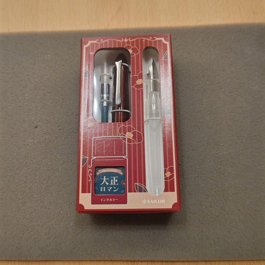 Sailor Profit Junior+10 Retro Taisho Roman Fountain Pen Used, Medium Nib | Suadpens