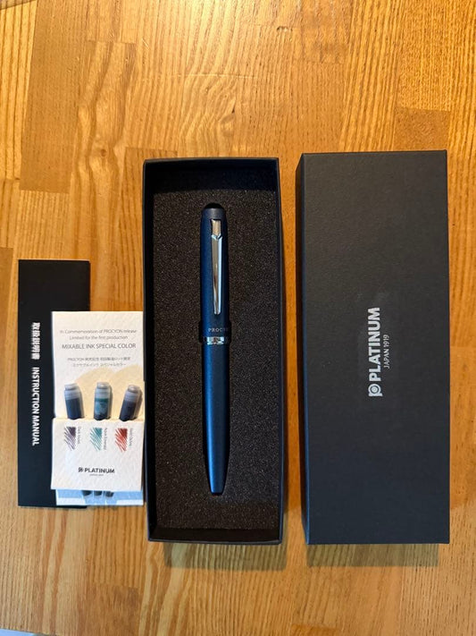 Platinum Procion Deep Sea Fountain Pen First Edition  Japan Ink Included | Suadpens
