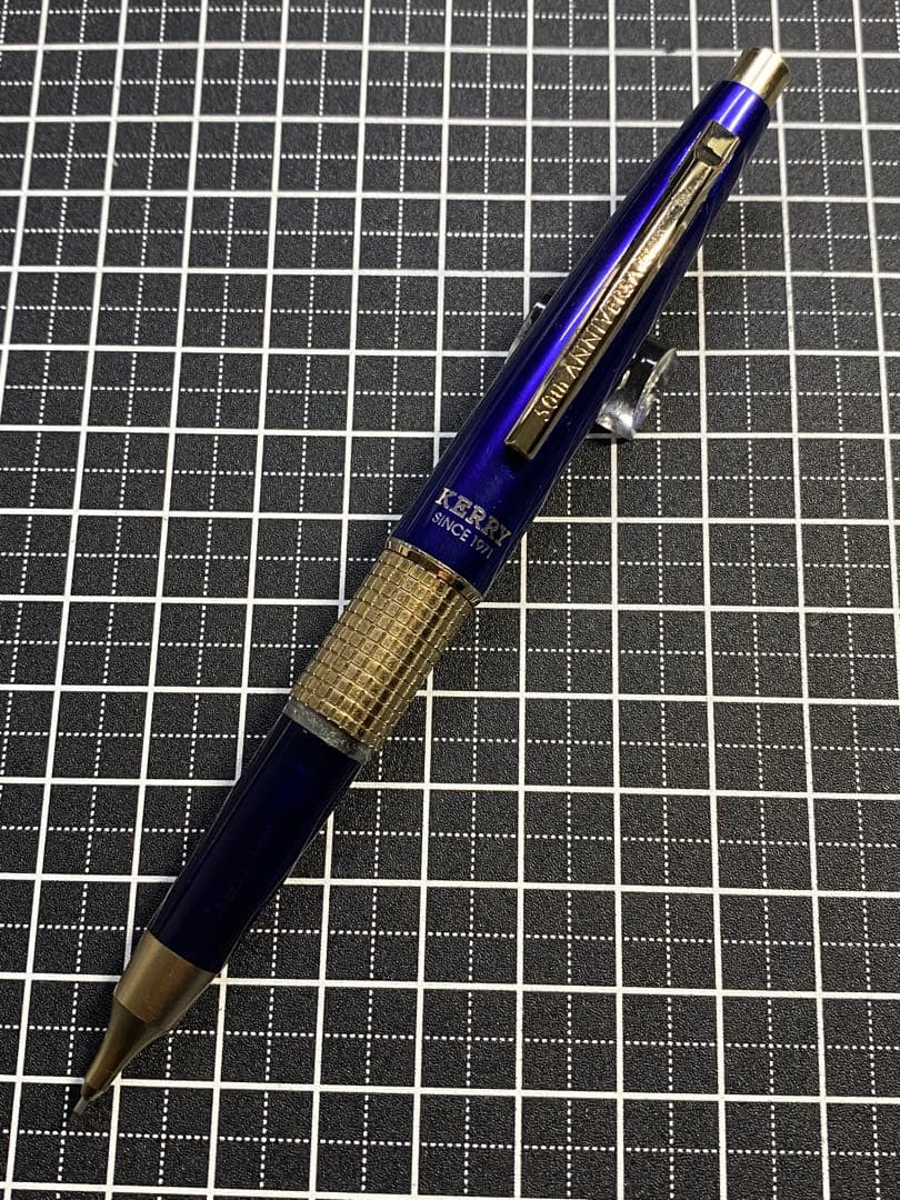 Pentel Kerry 50th Anniversary Blue Mechanical Pencil 0.5mm Used Limited Edition | Suadpens