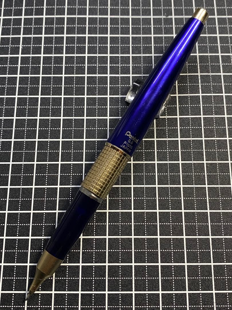 Pentel Kerry 50th Anniversary Blue Mechanical Pencil 0.5mm Used Limited Edition | Suadpens