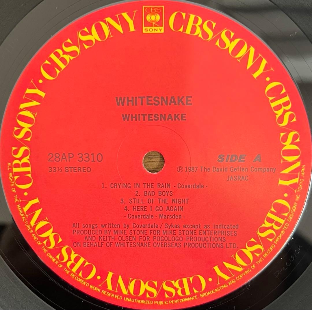 [LP/Beautiful edition/With obi] Whitesnake / Serpens Albus (White Snake Emblem) | Japansoundstore