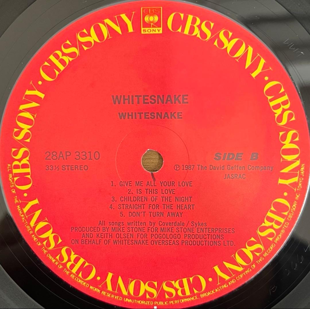[LP/Beautiful edition/With obi] Whitesnake / Serpens Albus (White Snake Emblem) | Japansoundstore