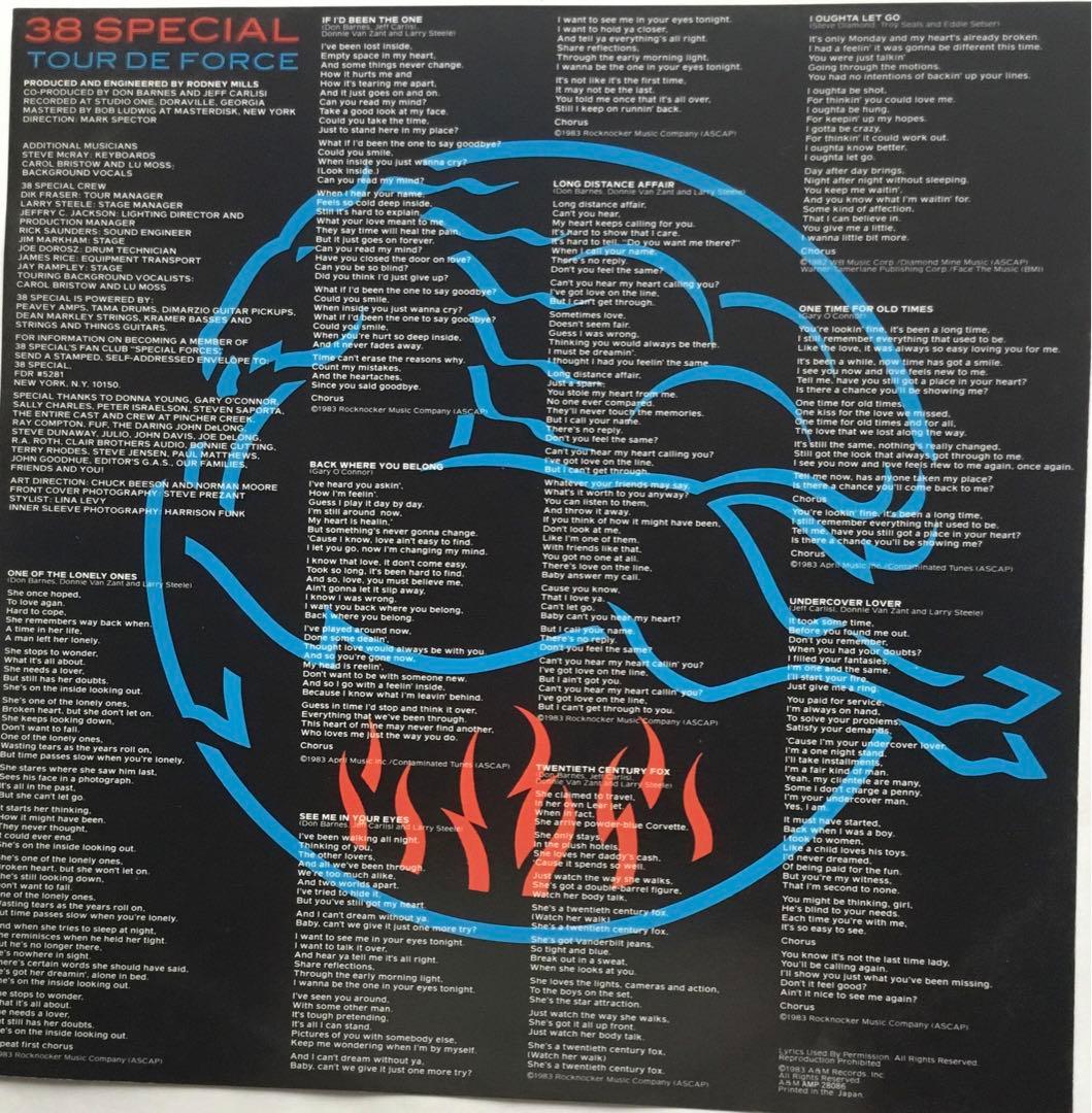 38 Special LP Rock'n'Roll Vinyl with Obi Used 1980s Japan Import | Japansoundstore