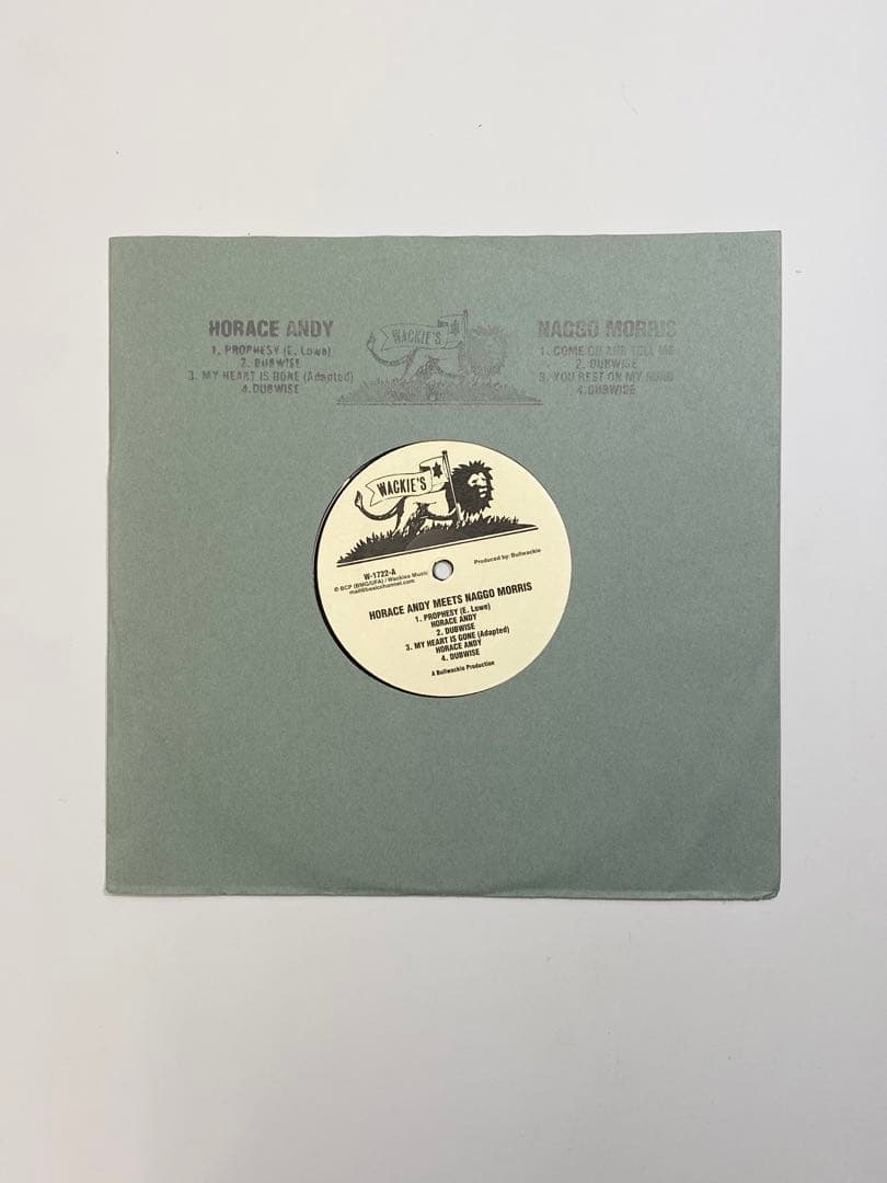 "HORACE ANDY MEETS NAGGO MORRIS" analog record | Japansoundstore