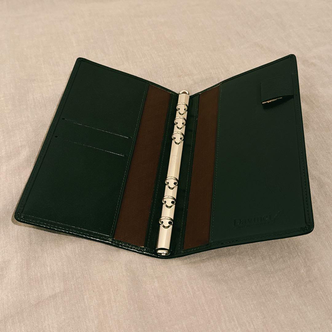 Da Vinci Bible Size Notebook System with Refill - Green Cover, Used, Discounted | Suadpens
