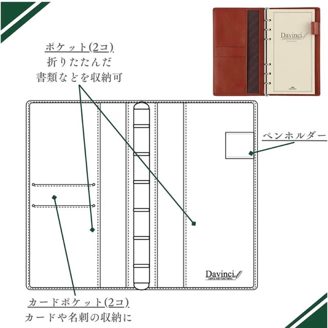 Da Vinci Bible Size Notebook System with Refill - Green Cover, Used, Discounted | Suadpens