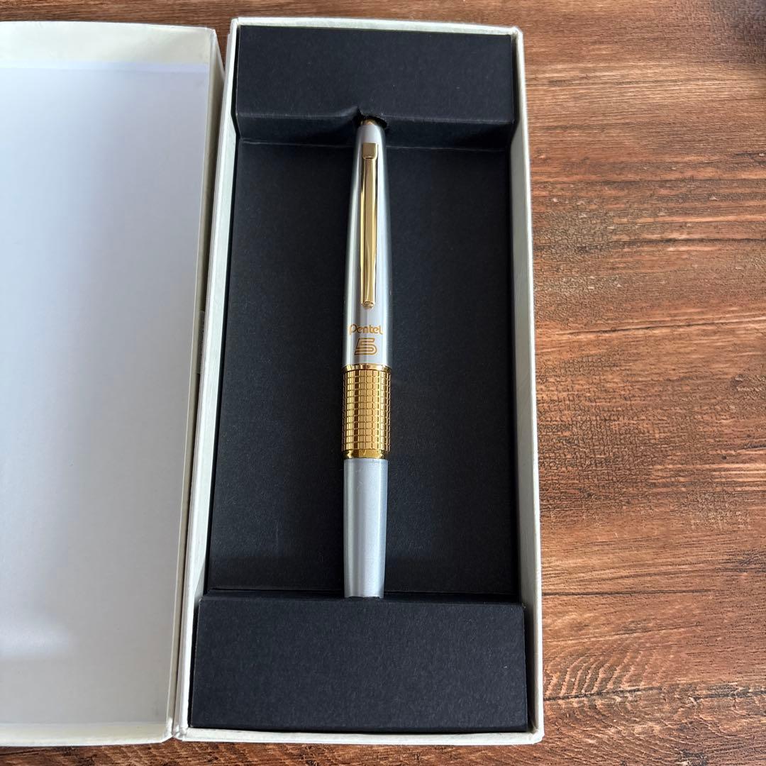 Pentel CIL Kerry Limited Silver Gold Mechanical Pencil High-End Used | Suadpens