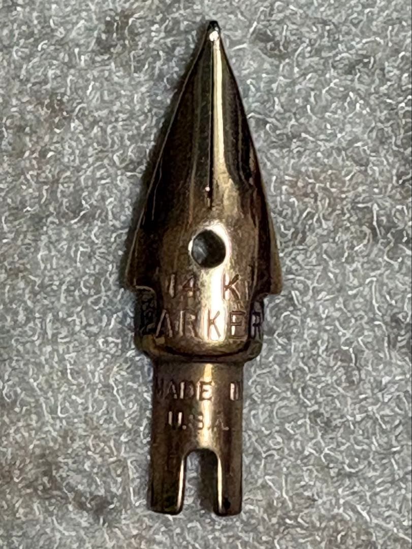 Parker 45 Fountain Pen 14K Nib Retro Used Black/Gold Finish | Suadpens