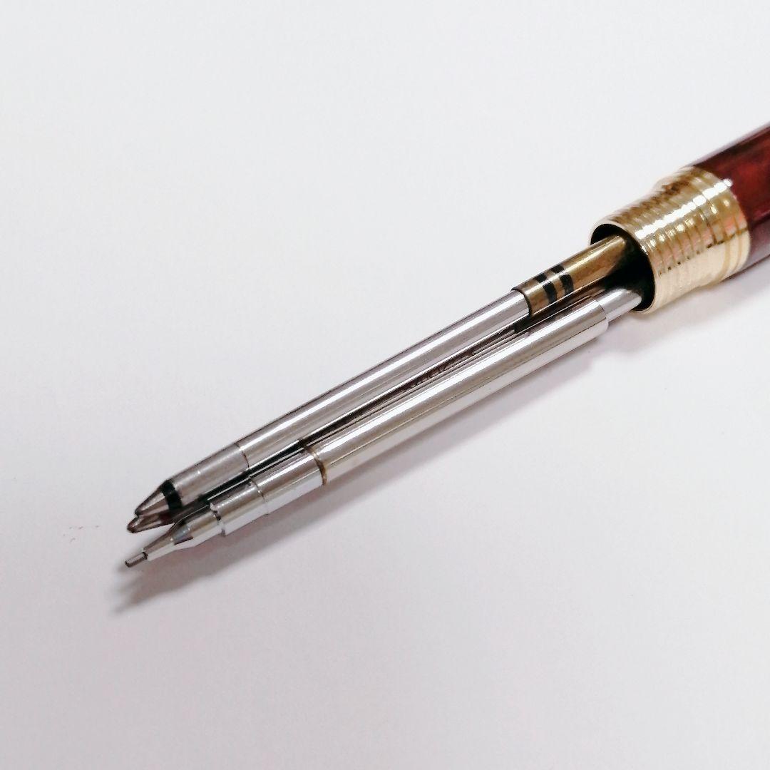 Pilot Quartz Pen Set 3 pens Retro Marble Red Vintage Used | Suadpens