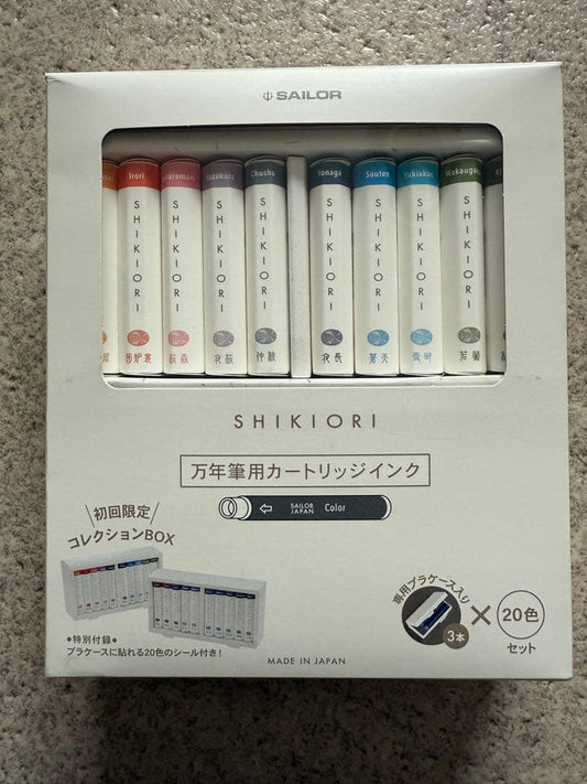 Sailor Shikiori Fountain Pen Limited Edition 20 Color Ink Collection Unused | Suadpens