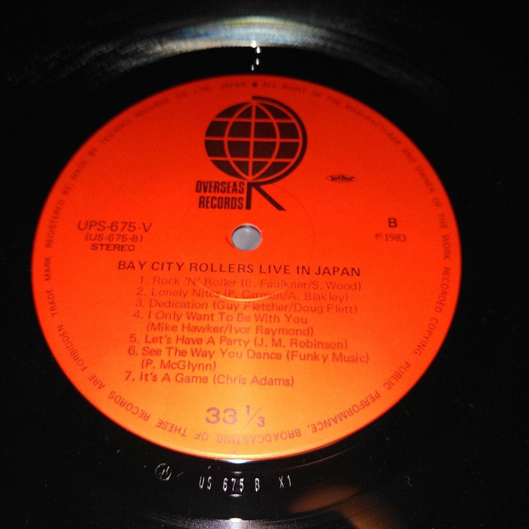 ★BAY CITY ROLLERS /LIVE IN JAPAN★★Good condition★★ | Japansoundstore