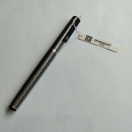 GIVRNCHY Fountain Pen Fine Point Platinum Geometric Retro Used 13.5cm | Suadpens