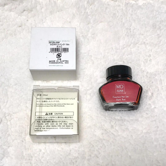 MIDORI MD Ink Enji 30ml Fountain Pen Ink  15th Limited Edition | Suadpens