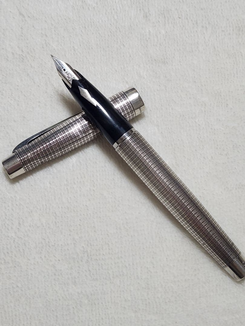 Platinum Fountain Pen 1970s Silver Retro Used with Pt Alloy Nib | Suadpens