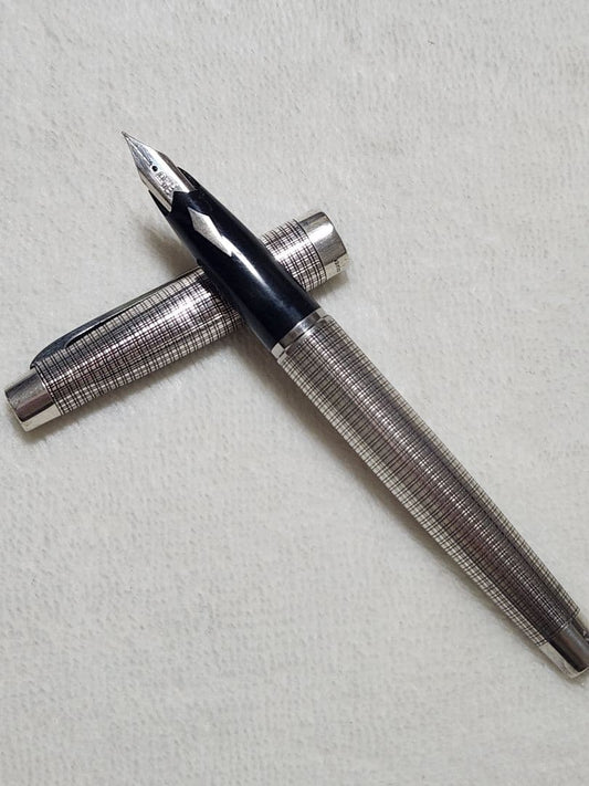 Platinum Fountain Pen 1970s Silver Retro Used with Pt Alloy Nib | Suadpens
