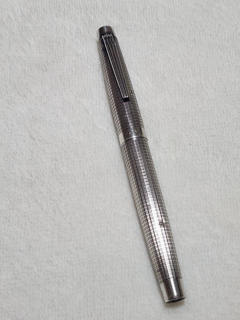 Platinum Fountain Pen 1970s Silver Retro Used with Pt Alloy Nib | Suadpens