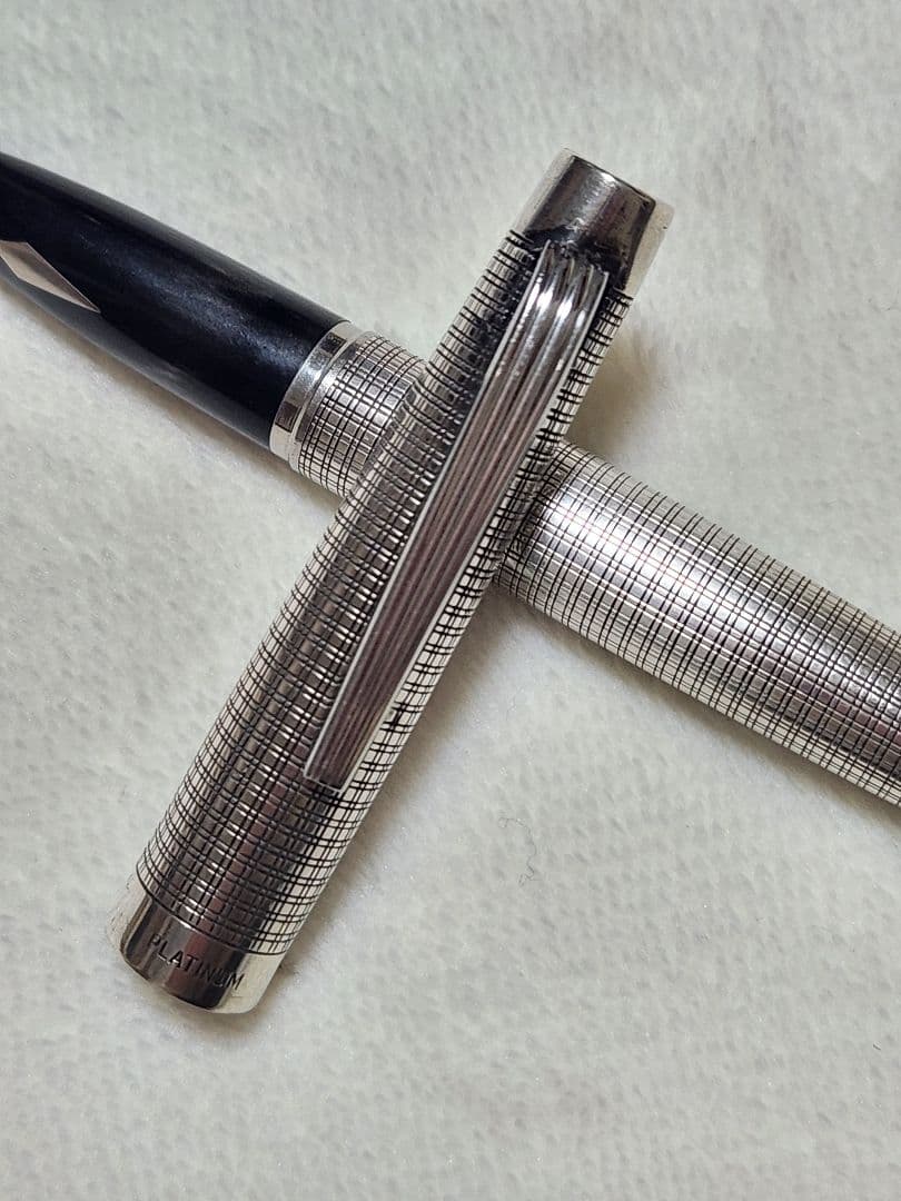 Platinum Fountain Pen 1970s Silver Retro Used with Pt Alloy Nib | Suadpens