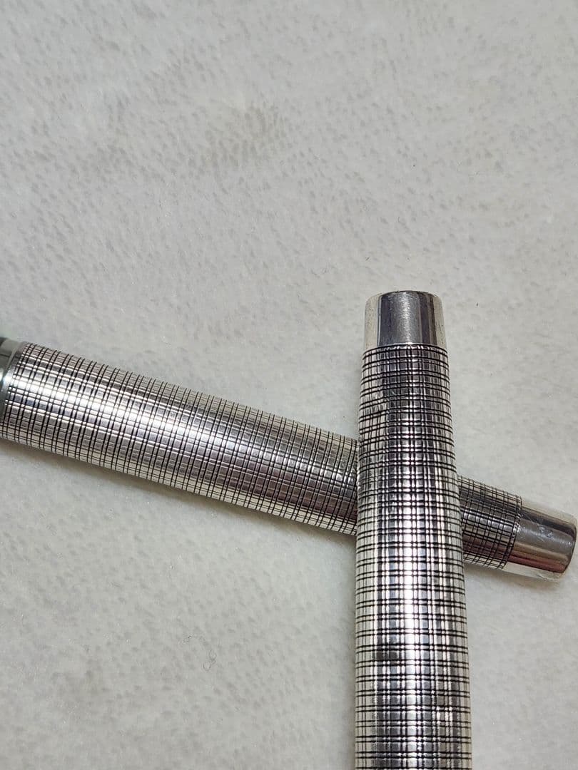 Platinum Fountain Pen 1970s Silver Retro Used with Pt Alloy Nib | Suadpens