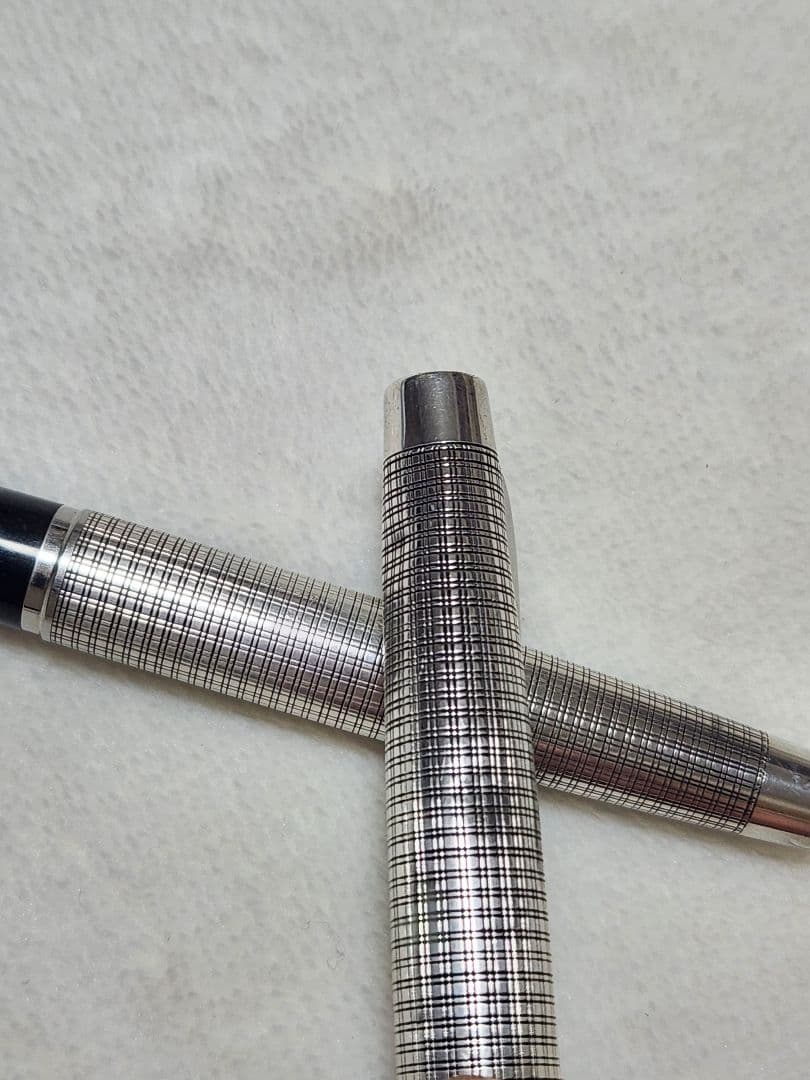 Platinum Fountain Pen 1970s Silver Retro Used with Pt Alloy Nib | Suadpens