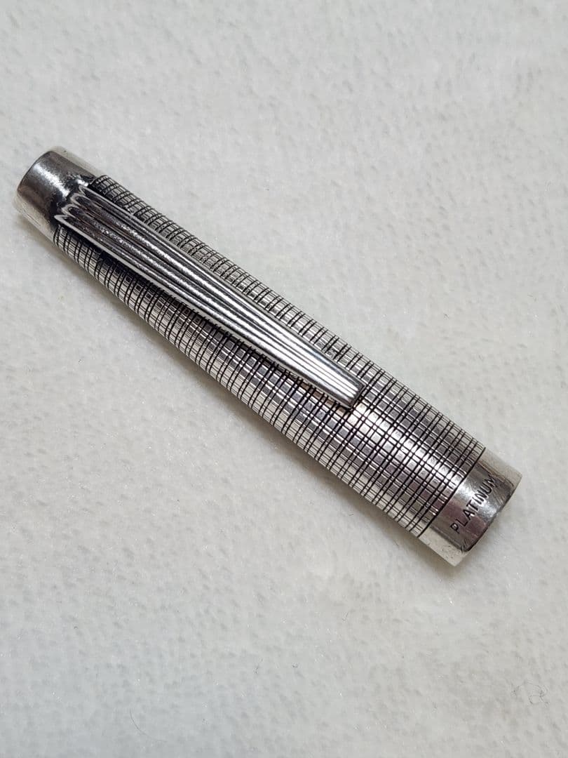 Platinum Fountain Pen 1970s Silver Retro Used with Pt Alloy Nib | Suadpens