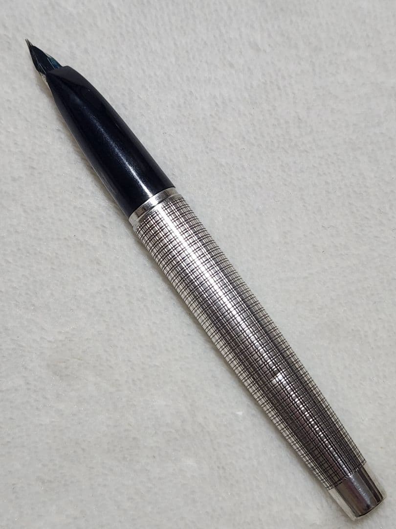 Platinum Fountain Pen 1970s Silver Retro Used with Pt Alloy Nib | Suadpens